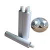 Bouteilles de rangement 100pcs tubes de dentifrice blanc 100 ml tube de voyage vide en aluminium dénouant protéger en gros de l'emballage en gros