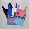 Camicie attive donne gilet yoga palestra sport top tops senza cuciture senza maniche fitness con le vere corte senza cuscinetto