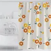 Shower Curtains Printed Curtain For Bathroom Waterproof Thickened Polyester Multi-Size Accessories