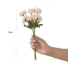 Decorative Flowers Beautiful Simulated Flower Warm Decoration Practical Table Silk Home