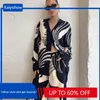 Ethnic Clothing Women Digital Print 2 Piece Set Chic Lapel Long Sleeved Blouse Top Loose Straight Leg Pants Suit Fashion Streetwear Outfits