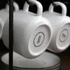Koppar tefat engelska keramiska kaffekopp te set kreativa och tefat eftermiddagsmjölk kök tillbehör