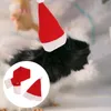 Hundekleidung Katze Weihnachtsmütze mit Schalfestfest Weihnachtskostüm für Welpenkätzchen kleine Katzen Hunde Haustiere Haustiere