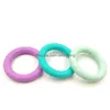 SOOTHERS TEETHERS SILE TEHING RING RING FOOD GRADE TEELER BEADS for PendantネックレスDIYチュ​​ージュエリーおもちゃを落とすdhdrk