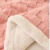 Decken nordisch weiche Plaid Decke verdicken Plüsch Wolle Fleece Winter warm für Erwachsene Kinder Sofa Bettdecke Wurfbetten