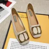 Scarpe casual 2024 Ballerina Donne Spring Fashion Ballet Flats Square Microfibra Micocarie ragazze