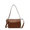 Lady Boston Bags Spring Fashion Trend Korean Edition Large Capacity Bag Women's Soft Leather One Shoulder Crossbody Commuter