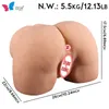 AA Designer Sex Toys Crossleged Nieuw product Big Butt Solid Silicone Vaginebrak omgekeerde schimmel Mens Mens Masturbatieapparaat Volwassen seksuele producten