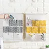 7 Pockets Linen Storage Bags Hanging Wardrobe Sundries Storage Bag Jewelry Waterproof Pouch Cosmetics Toys Sorting Organizer