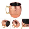 Mugs Moscou Me Copper 100% pur solide 18 oz Ensemble cadeau Premium avec cocktail Sts s verre et livret de recette Livraison de la maison Ki Dhwg9