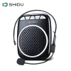 Stand Shidu Portable Voice Amplifier Megaphone Mini Audio Speaker with Microphone Rechargeable Ultralight Loudspeaker for Teachers 308