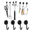 Hooks Refrigerador Multi-Purpos Hook Suppil Key Key Grill Neodimio imanes de servicio doméstico pesado para negro magnético fuerte