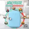 Freezer Mini refrigerador 4 L/6 refrigerador y calentador portátil Refrigerador personal adecuado para cuidado de la piel Cosméticos Bedroomer Comado de oficina Y240407