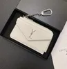 Y lettera di portachiavi da uomo e donna designer di lusso zero portafoglio classico catena tastiera y etichetta color carta piccola borsa per piccola carta 13.5x8,5 cm