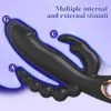 Rabbit Thrusting Vibrator for Women Automatic Telescopic GSpot Clitoris Stimulator Female Masturbation Sex Toys Woman Adults 240326