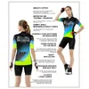 レーシングセットPhmax Cycling Jersey Set Anti-UV Women Bike Autdoor Sportwear with Pocket MTB通気性自転車服