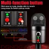 Microphones Microphone USB pour ordinateur portable Stéréo enregistrement Podcast Professional Condenser Mic pour PC Gaming ASMR Studio Singing