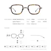 Óculos de sol Frames fonex acetato de titânio copos moldura homens retro quadrado prescrição Óculos de óculos de miopia masculinos óculos ópticos óculos