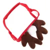 Dog Apparel Santa Claus Costume Pet Headdress Christmas Prop Party Headband Elk Horns Hair Accessory Decorating Supplies Child