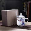 SET DI ATTUALI A TEDE SET JINGDEZHEN CUSTURA CERAMICA DI SCRITÀ MANASIONE E CONTROLLO DI PER CONSIGLIO DELLA PER CASATURA DELL'UFFICILE DEL LID