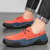 Casual Shoes Men's Brand Breattable Waterproof Men Sneakers Flats Bekväma utomhus Walking Size 38-46