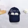 Designer Canvas Baseball Cap Letter Cappello ricamato per uomini Donne Outdoor Leisure Sports Duck Lingua Coppia Cappella