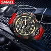 Tactical Mential Multi fonctionnelle Night Night Glow Imperproof Outdoor Digital Electronic Watch