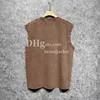 Basketbal tops mannen zomer cotta mouwloos vest maak oude designer t -shirt casual street tees oversized snelle droogtanks voor jongere