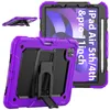 Custodia per armatura per iPad Pro da 11 pollici Air 5 ° 4 ° 10,9 pollici regolabile PC Silidone PC ibrido Copertina di tablet resistente agli shock con spalla+Film per animali