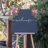 Decorative Flowers 2x Artificial Floral Swag Farmhouse Table Centerpiece Wedding Arch For Window Holiday Chair Backdrop Party