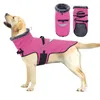 Giacca per collare in pelliccia impermeabile per cani per abiti da cappotto grande grande addensato addensato pet outfit boodle labrador Costume Forniture