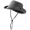 ワイドブリムハットバケット2024夏の軽い薄い太陽の帽子女性帽子uv保護ボニーアウトドアフィッシングハイキングフィッシャーマンQ240403