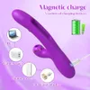 Rabbit Tapping Gspot Tapting Vibrator for Women Clitores Clitóris Estimulador poderoso 21 modos Modos Sex Toy Feminino Bens feminino Adultos 240403