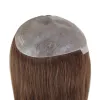 Toppers hår toppers mänskligt hår för kvinnor full pu mänskliga hår peruker raka indiska mänskliga remy hårstycke naturliga blonda kvinnors toupee enhet