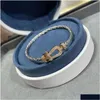 Pulseiras de charme Forças de designer 10 letra de luxo masculino de moda feminina jóias clássicas Jóias de alta qualidade Padrão de ferradura Drop OTWBT