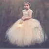 Tulle Fluffy Flower Girl Dresses For Wedding Floor Length Ball Gown Junior Bridesmaid Dress Princess Formal Wear 240326