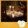 Candle Holders 2 Pcs Taper Holder Mushroom Glass Table Centerpiece Flowerpot Stands Candlestick Home Decorative Party