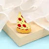 Brooches Hamburger Pizza Fries Dog Chicken Legs Poached Eggs Enamel Brooch Pin Hat Shirt Collar Decoration Fast Food Jewelry