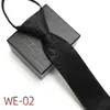 Neckband Ny kostym Business dragkedja för man 48*7cm 1200 stift high-end polyester hals slips randig fast färgnätblomning slipsar 240407