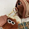 Lady Boston Bags Popular Bag for Women in Autumn and Winter Broadband Crossbody Versatiletagram Portable