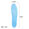 Soft massage Gel Insoles Shock Absorption Cushion Running Walking Comfortable Massaging Gel Insoles for Shoes Sole Woman Men