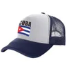 Kogelcaps Cuban Truck Hat Mens Cool Flag Baseball zomer neutraal mesh Q240403