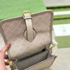 Luksusowy projektant Ophidia Retro Mini Flap Crossbody Bag Włoch Marka podwójna litera Bag na ramię Wysokiej jakości Lady Oryginalny skórzany złoty łańcuch Sacoche torebka