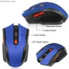 Topi 2,4 GHz Mouse Wireless Mouse Ottico con console di gioco ricevitore USB 1600DPI Mouse a 6 pulsanti utilizzato per gli accessori per laptop per computer console di gioco mouse Y240407