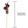 Decorative Flowers Oc'leaf Artificial Flower Multicolor 3-Head Velvet Rose Personalized Customization Supported For Decoration Arrangement