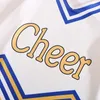 Стадия Wear 6pcs Kids Girls Charlider Школьная униформа Cheer Cheer Cosplay Club -одежда черлидинг костюмы танцевальные платья с шортами