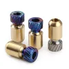 Paracord 1pcs Brass+Titanium Alloy Knife Beads Paracord Umbrella Rope DIY Outdoor EDC Pendant