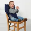 Bolsa de cadeira de cadeira de assento de bebê dobrável portátil Tampa de segurança para bebês com correia de segurança de segurança Feeding de cadeira alta bebê 240401
