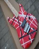 Ovanlig röd gitarr Edward Van Halen 5150 Black White Stripe Red Electric Guitar F Loyd Rose Tremolo Bridge Top Selling1125816