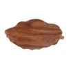 Plattor Acacia Wood Tray Home Wood Chinese Tea Restaurant Baking Fruit Pastry Solid Leaf Steak Plate